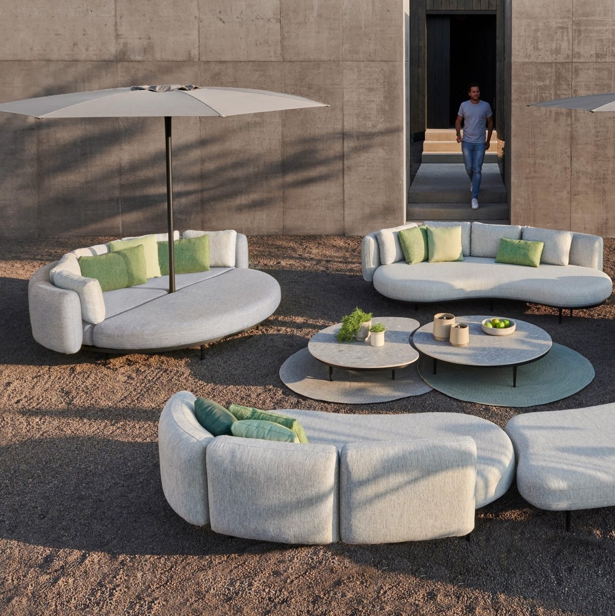 Royal Botania - Loungeset 09 ORGANIX - 2x OGXL 10 A + PIL OGXL 375 + PIL OGXL 3000 + PIL BRH 6040P CAT. A | Homestorys