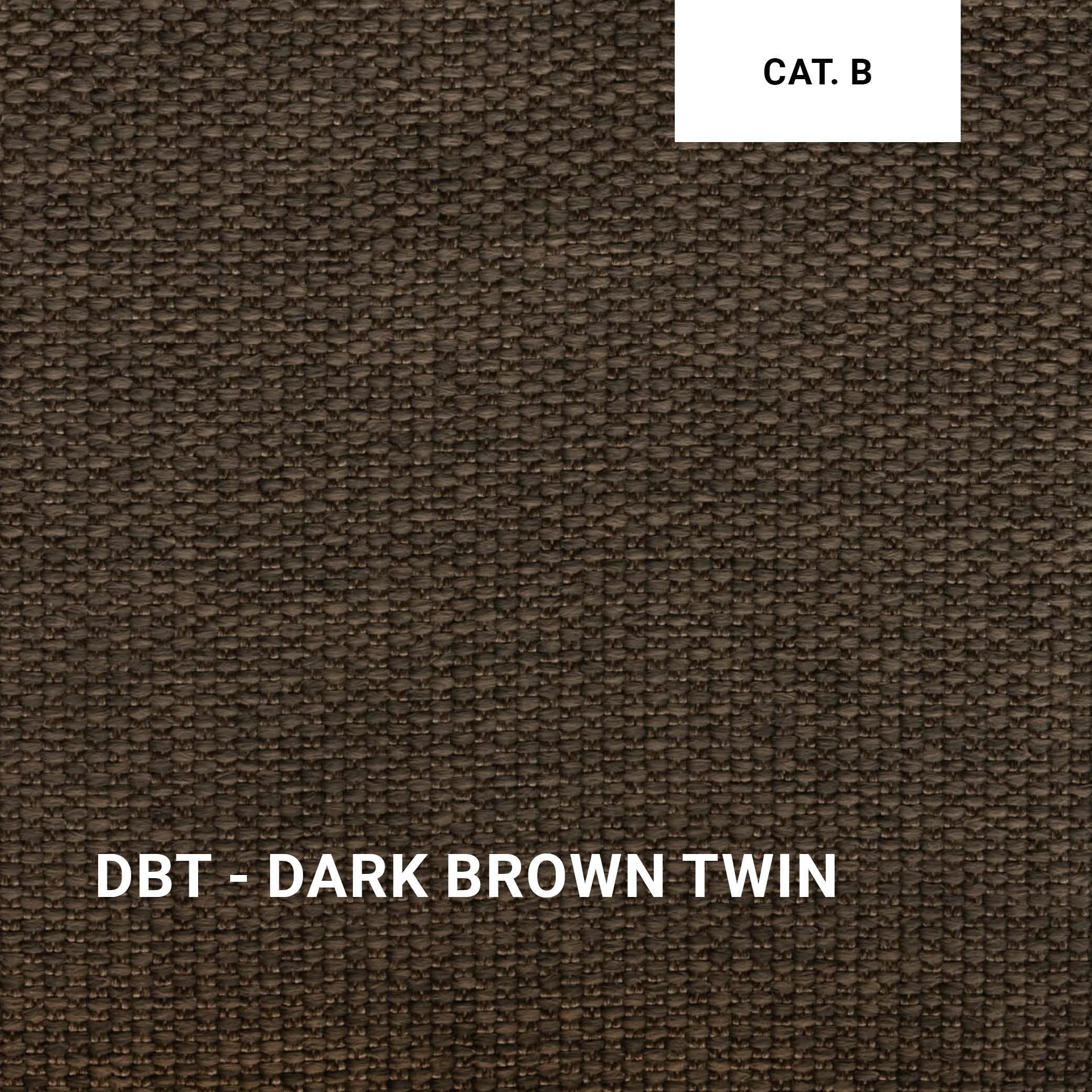 Royal Botania STYLETTO 55 in Sand mit Dark Brown Twin – eleganter Dunkelbraunton für hochwertige und warme Loungezonen im Freien