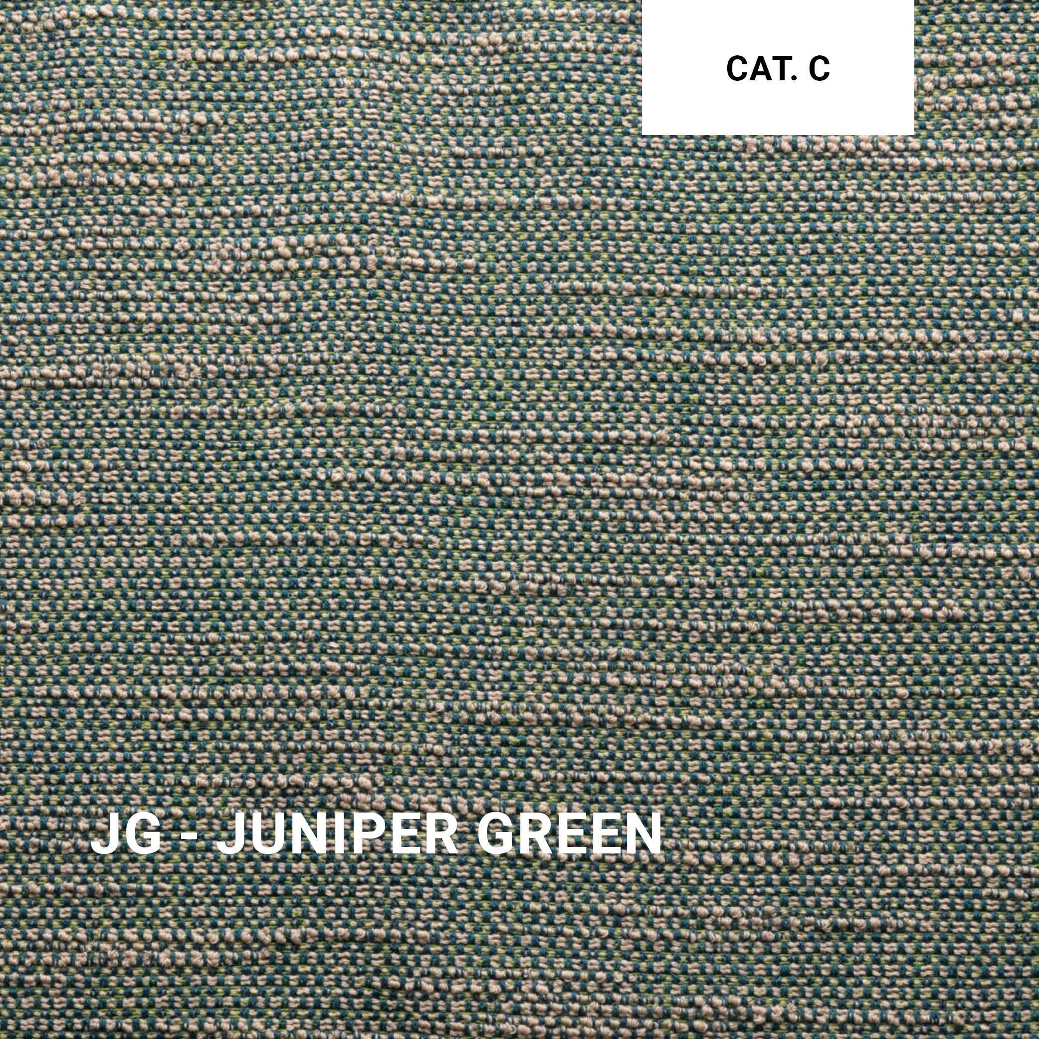 STYLETTO 55 von Royal Botania mit Kissen in Juniper Green – intensives, tiefes Grün für natürliche Eleganz