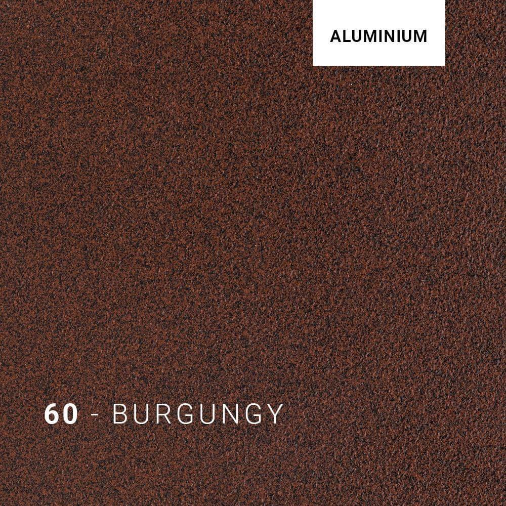 Couchtisch NATAL ALU X - niedrig - 40x40cm-Tribù-60 - Burgundy- | Homestorys
