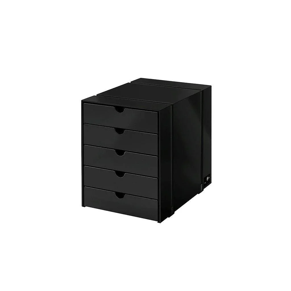 Designklassiker USM Haller Inos K1 in edlem Graphitschwarz – perfekte Ergänzung für anspruchsvolle Interieurs im High-End-Bereich
