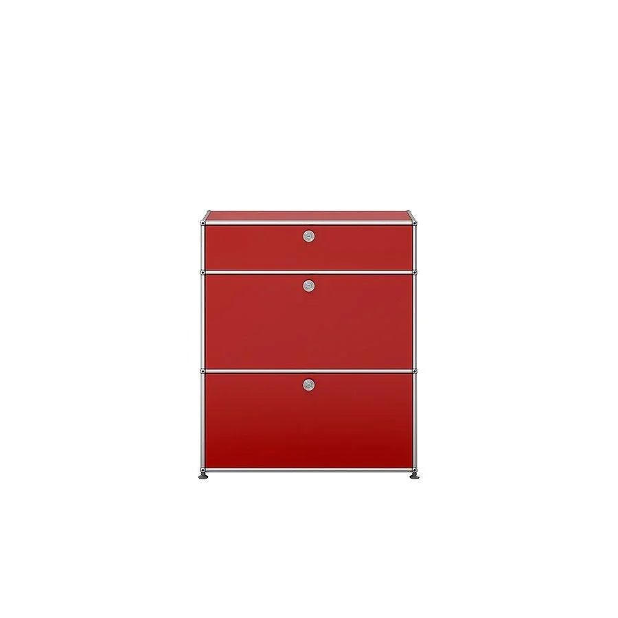 USM Haller - Kommode M25 - QS M25 USM Rubinrot | Homestorys
