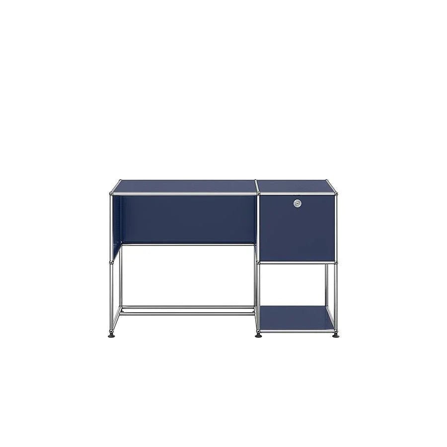 USM Haller - Schreibtisch B21 - QS B21 Stahlblau | Homestorys