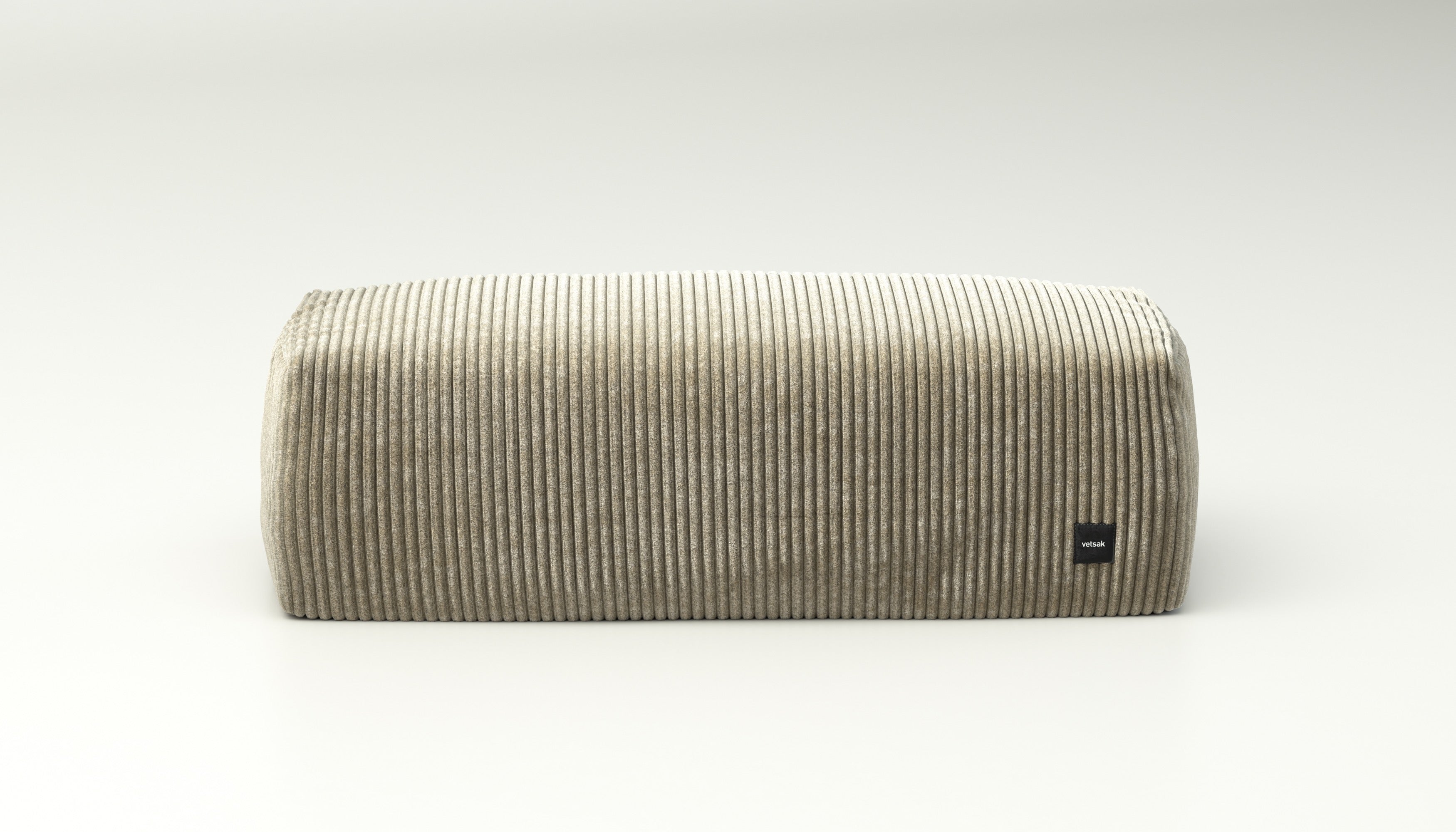 Lounge Pillow von vetsak mit Cord Velour in Khaki – entspannter Look mit wohnlicher Textur