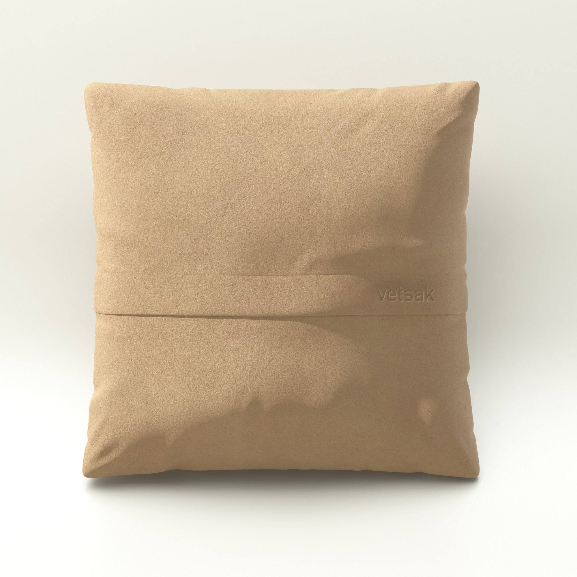 Big Pillow aus Leder Beige – stilvolles Komfortkissen mit zeitloser Ästhetik