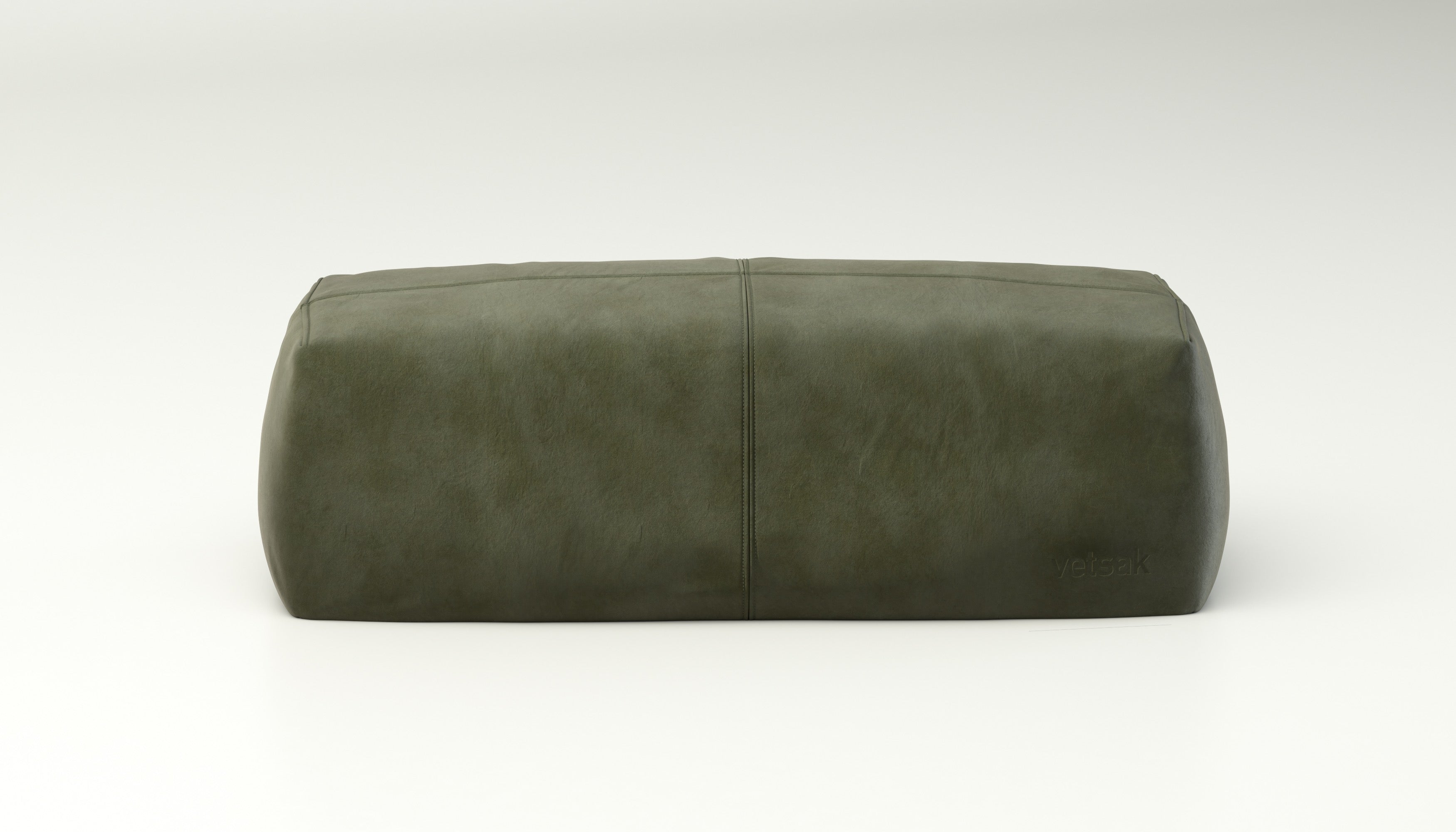 Lounge Pillow von vetsak im Leder Olive – edler Begleiter in ruhiger Farbnuance