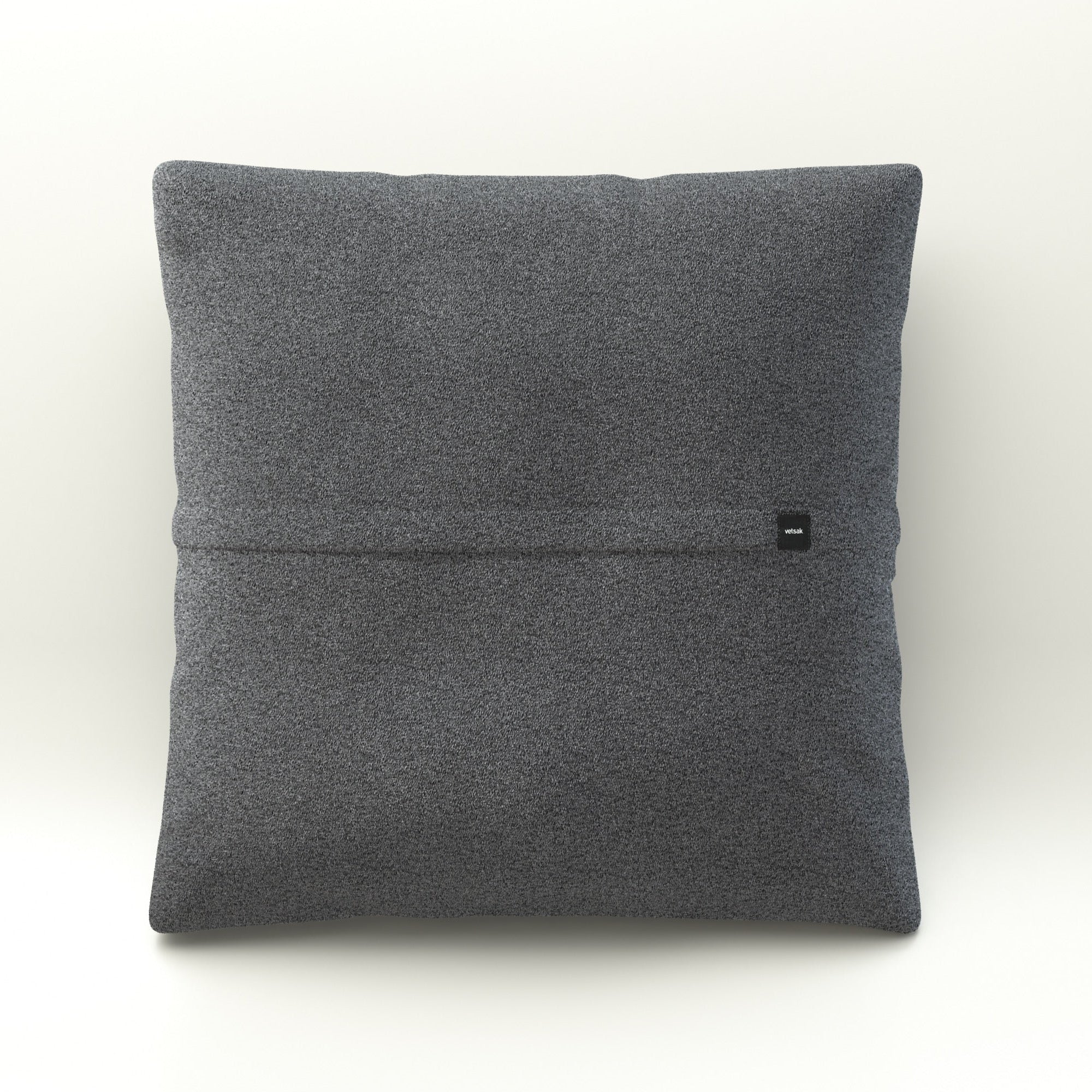 Jumbo Pillow von vetsak im Stoff Loop Loop Anthracite – voluminöses Kuschelkissen in tiefem Anthrazit mit Bouclé-Struktur