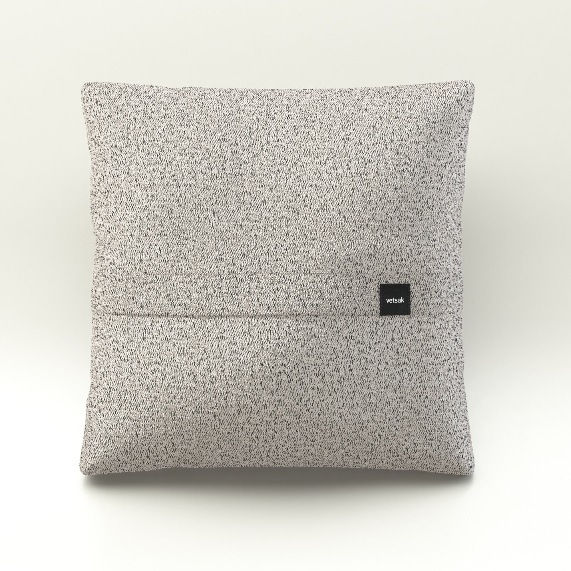 Big Pillow von vetsak im Stoff Bounty – weiches Kuschelkissen in pastelligem Weiß mit lebendiger Struktur