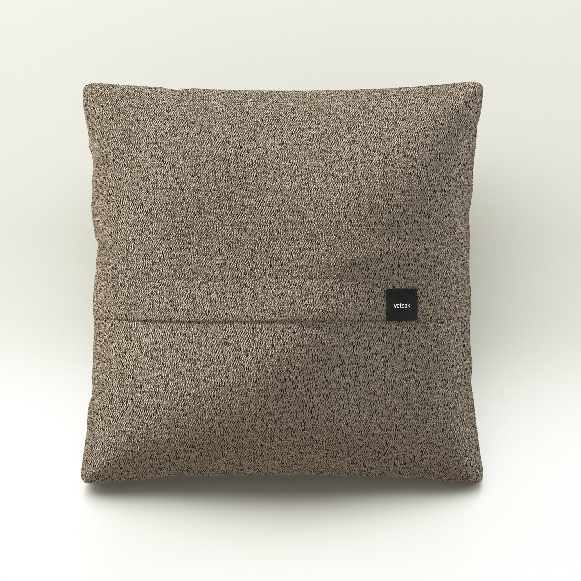 Big Pillow im Stoff Loop Loop Taupe – strukturierter Klassiker in harmonischem Farbton