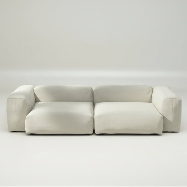 Vetsak - Modulares Gartensofa SET 02 - vetsak-modulsofa-set02-Pique-Creme-L | Homestorys