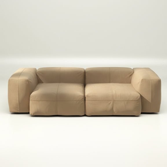 Vetsak - Modulares Sofa SET 02 - vetsak-modulsofa-set02-Leather-Beige-M | Homestorys
