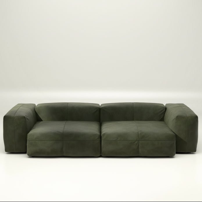 Vetsak - Modulares Sofa SET 02 - vetsak-modulsofa-set02-Leather-Olive-L | Homestorys