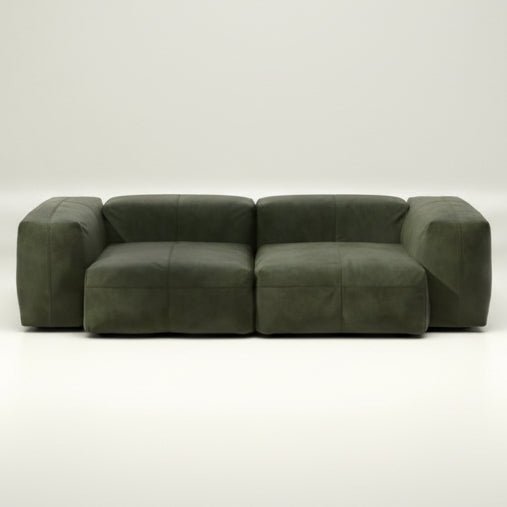 Vetsak - Modulares Sofa SET 02 - vetsak-modulsofa-set02-Leather-Olive-M | Homestorys