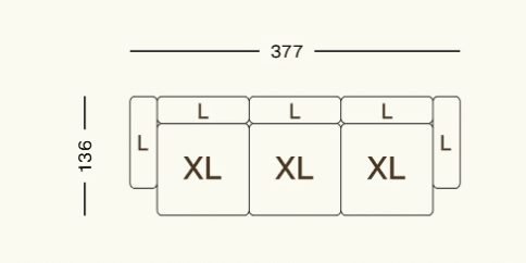Vetsak - Modulares Sofa SET 05 - | Homestorys