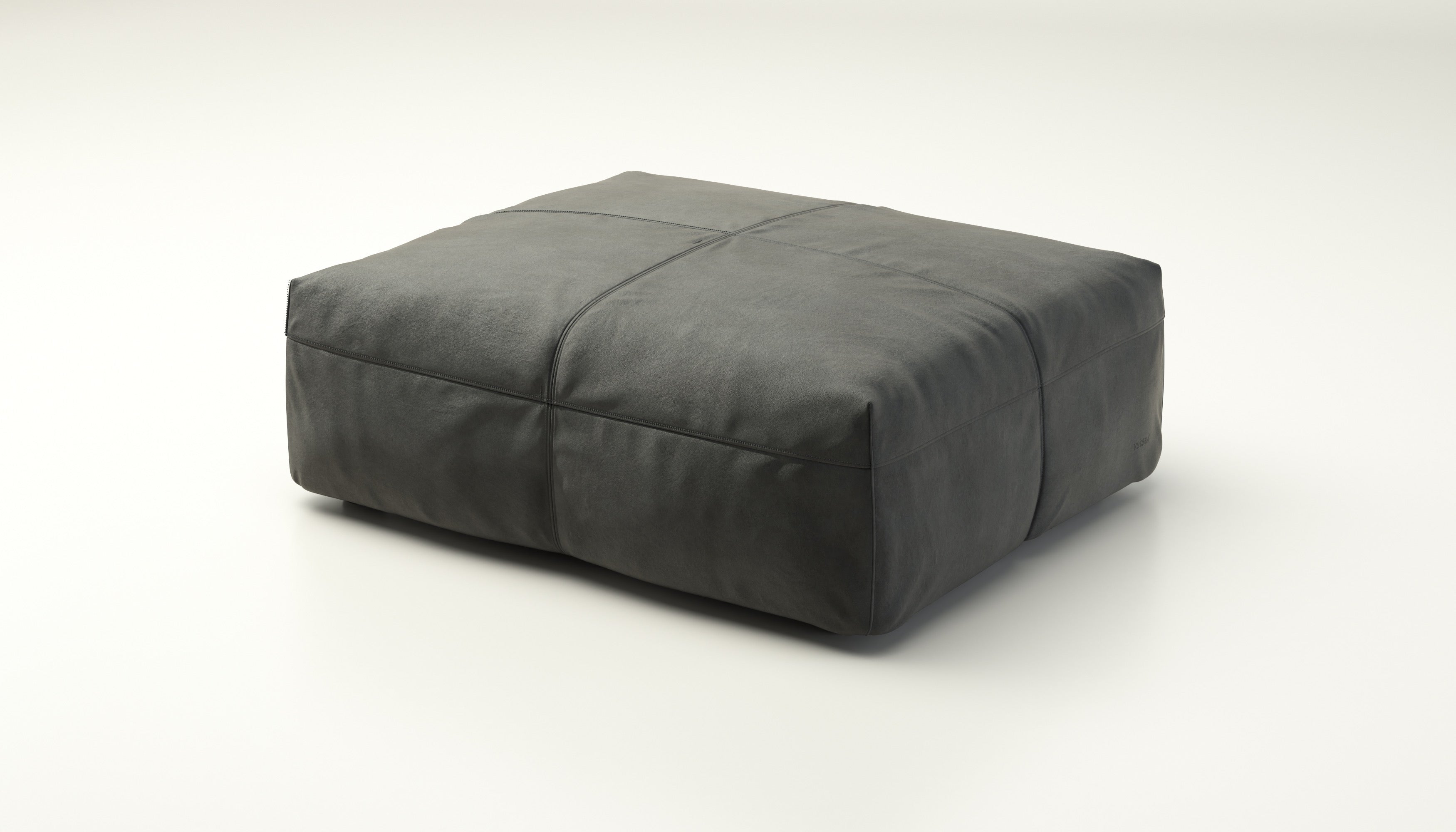 Vetsak Sofaelement Large 105x84 cm aus Leder in Dark Grey – modern & langlebig