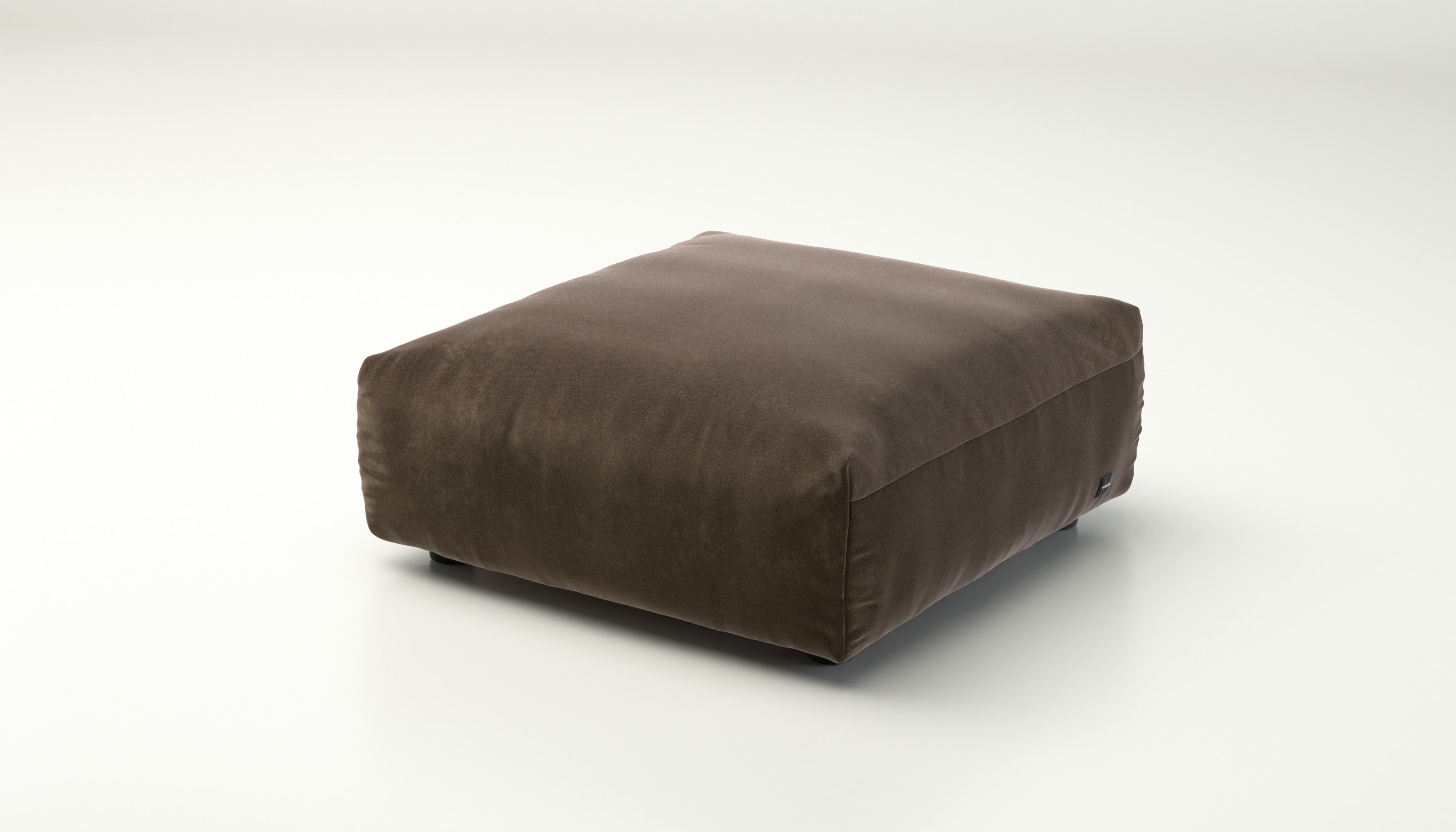 Vetsak Sofa Seat Medium 84x84 cm in Suave Espresso – dunkler Samtton in Braun