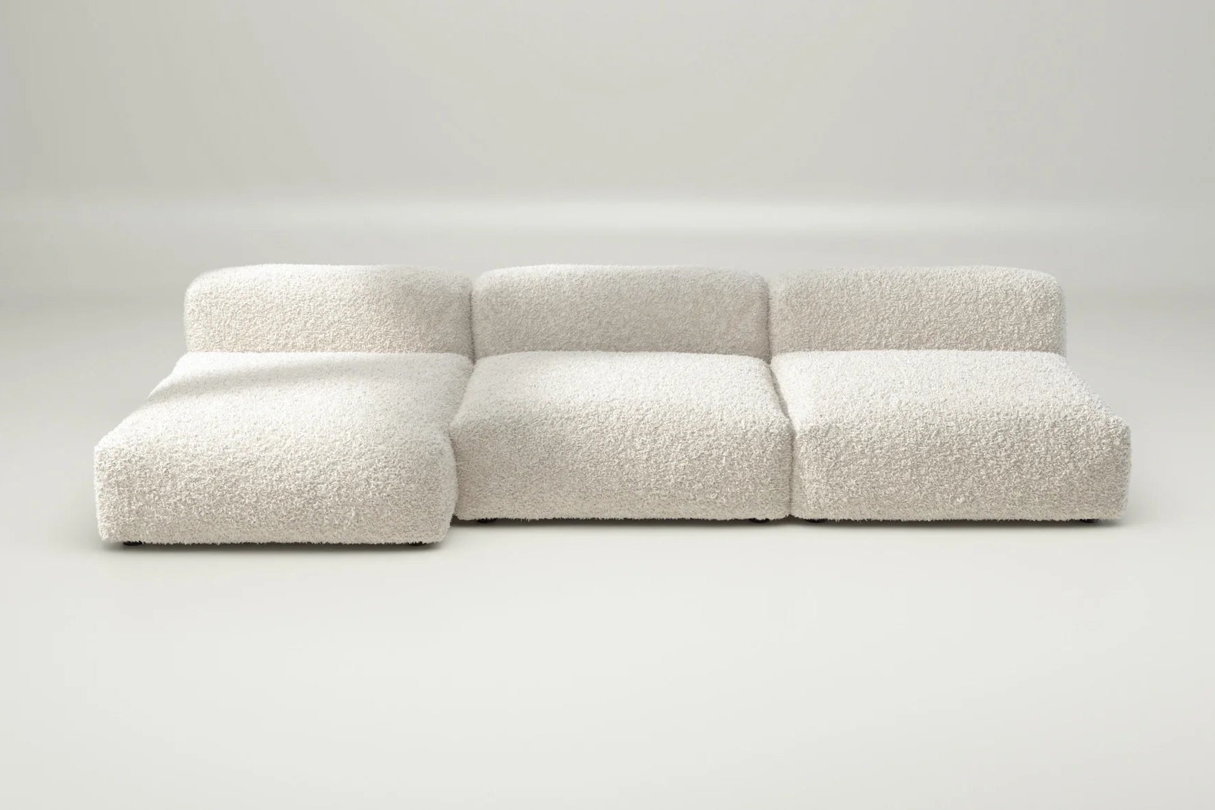 Vetsak Sofa 04 mit Doodle Cream – ohne Kissen, weicher Cremeton für helle, natürliche Raumkonzepte