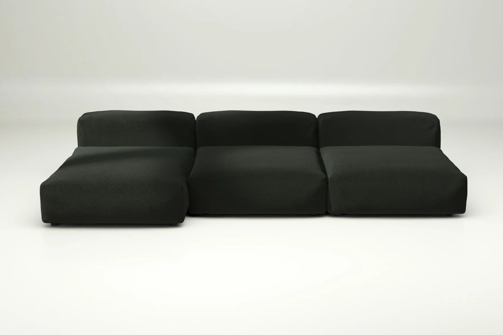 Vetsak Sofa Set 04 in Loop Loop Mousse – ohne Kissen, heller Naturton mit sanfter Haptik für moderne Räume