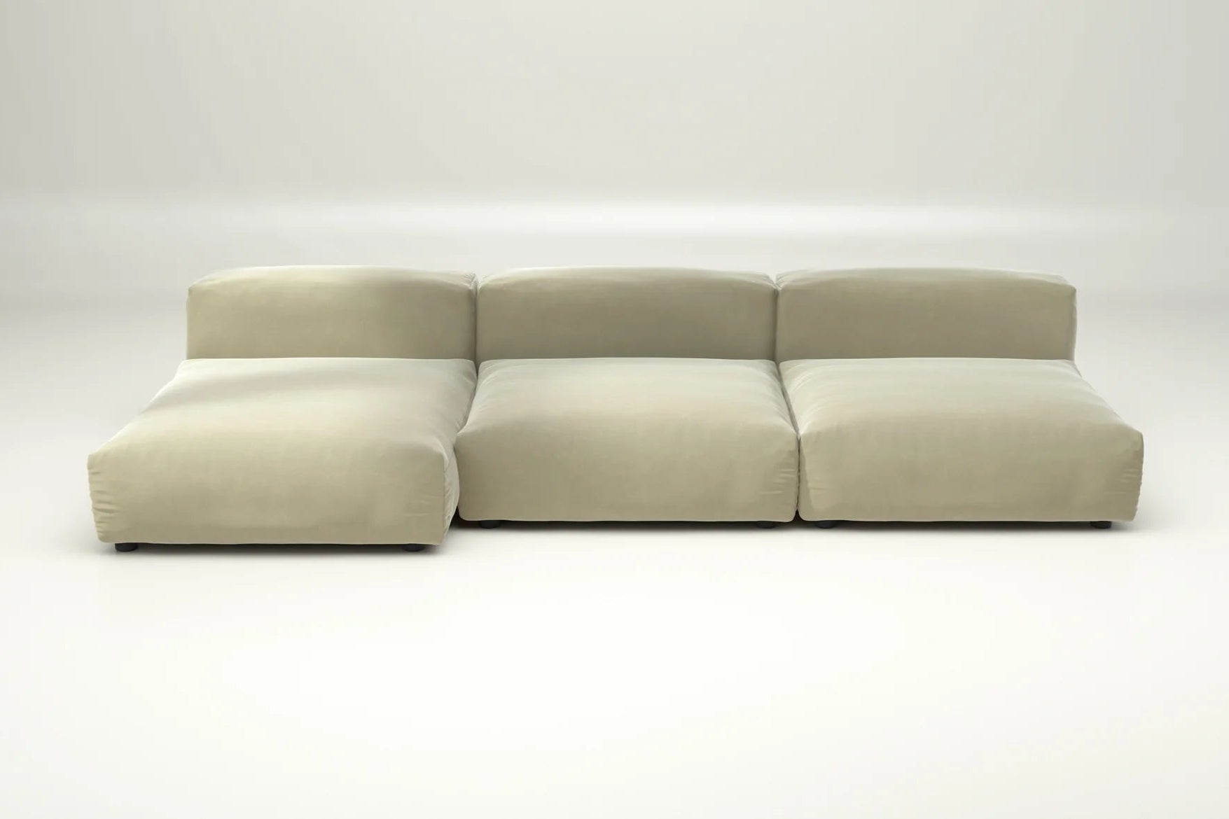 Vetsak Sofa Set 04 in Suave Clay – ohne Kissen, ruhiger Zimtton für moderne Räume mit warmem Charakter