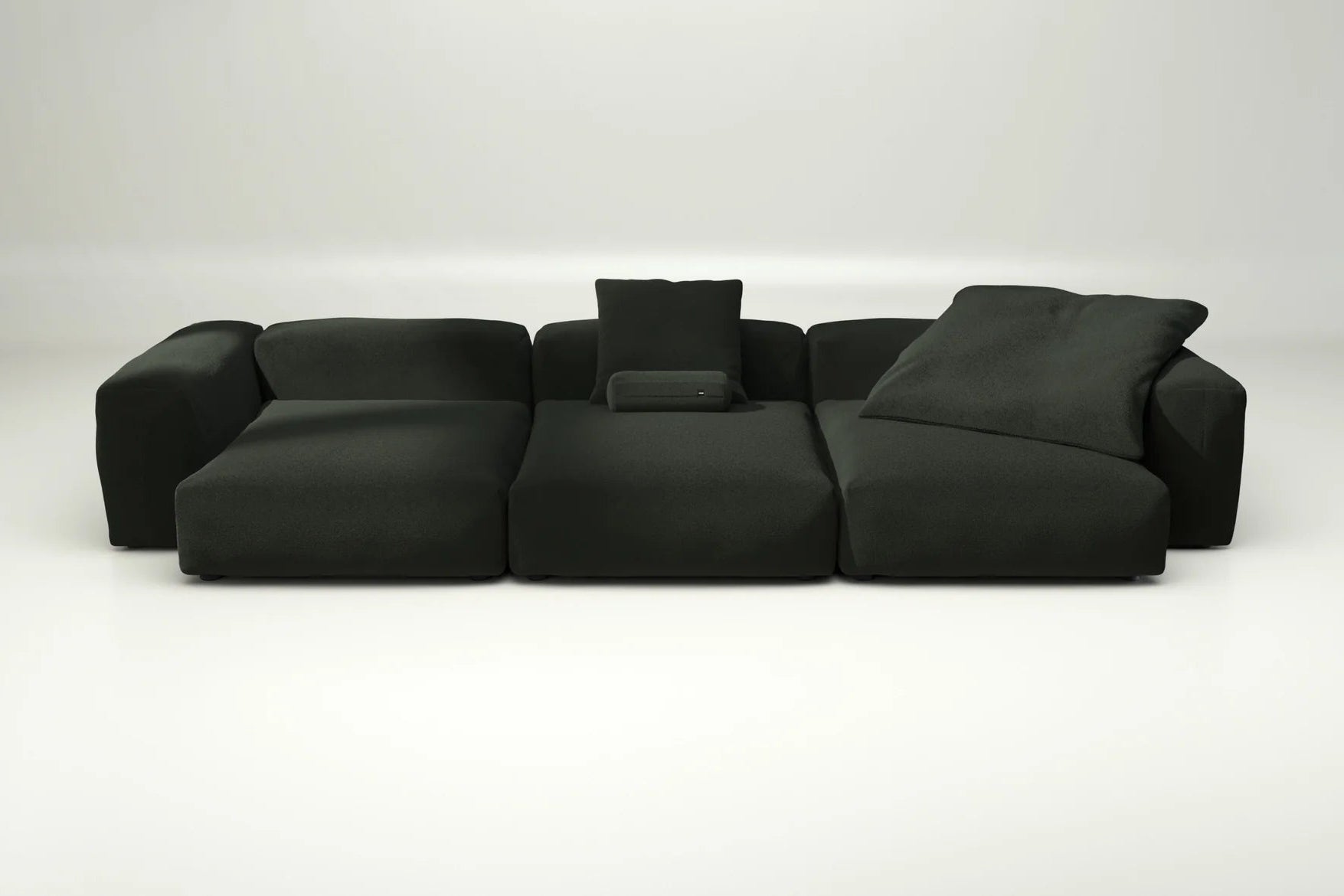 Sofa Set 05 in Loop Loop Mousse – mit Kissenset, naturinspirierte Ruhe mit weichem Komfort-Look