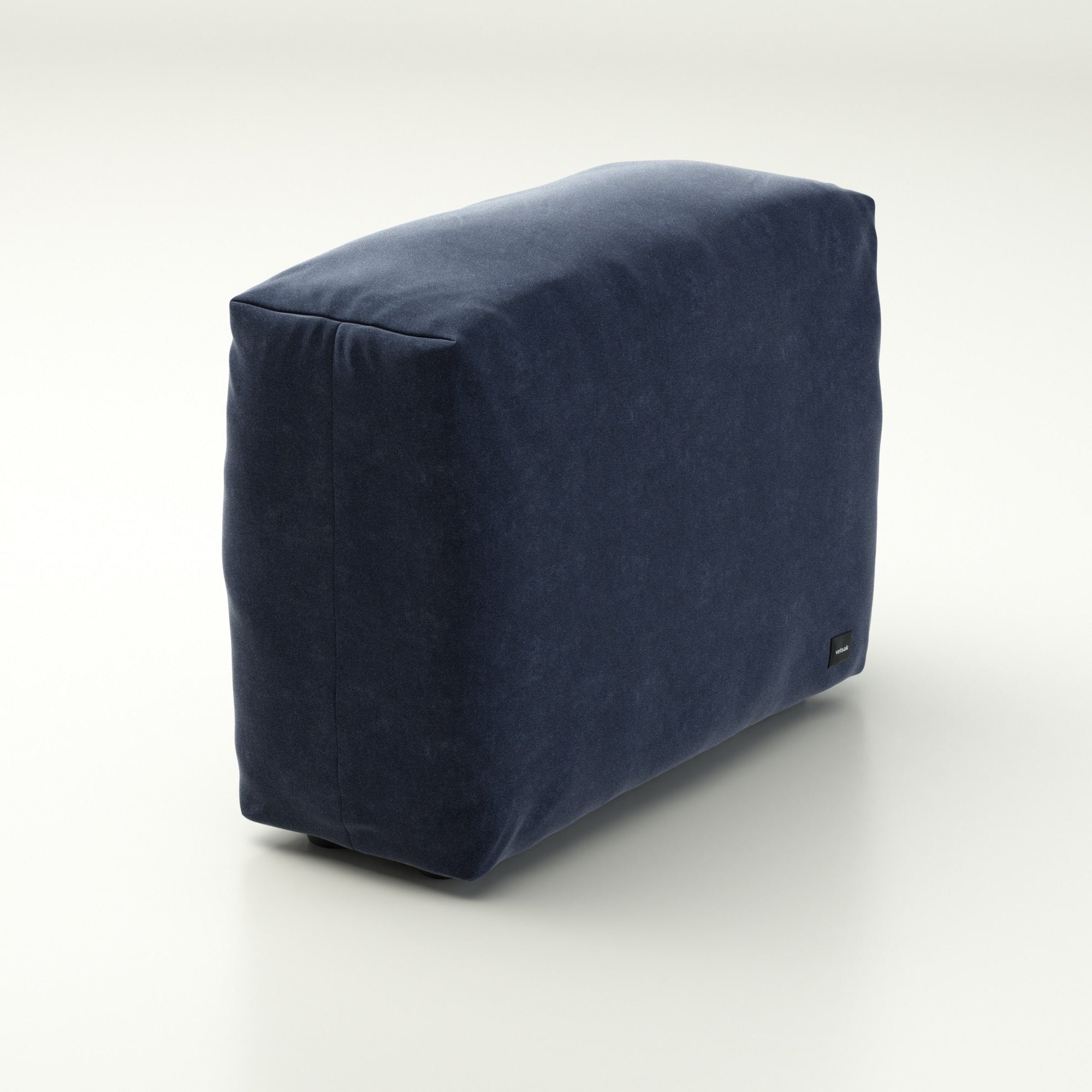 Vetsak Sofa Seitenteil Medium 84x31 cm in Suave Navy – edles Samtmodul in Dunkelblau