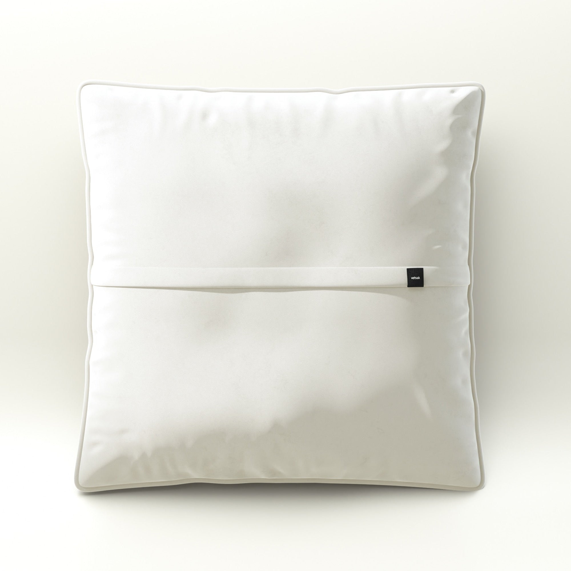 Jumbo Kissen von vetsak in Suave Clay – großes, samtweiches Kissen in warmem Naturton