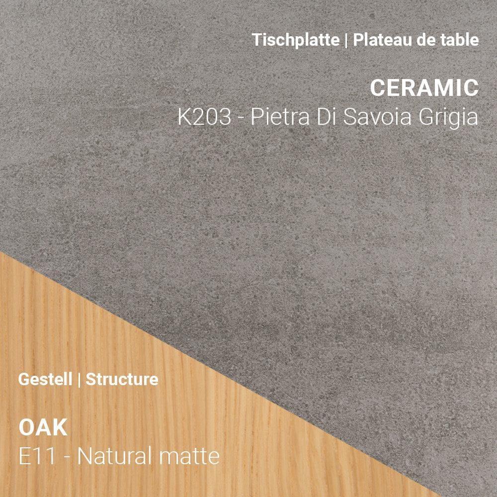 Esstisch DOLMEN T0700 - Keramik & Eiche | Mobitec | Homestorys