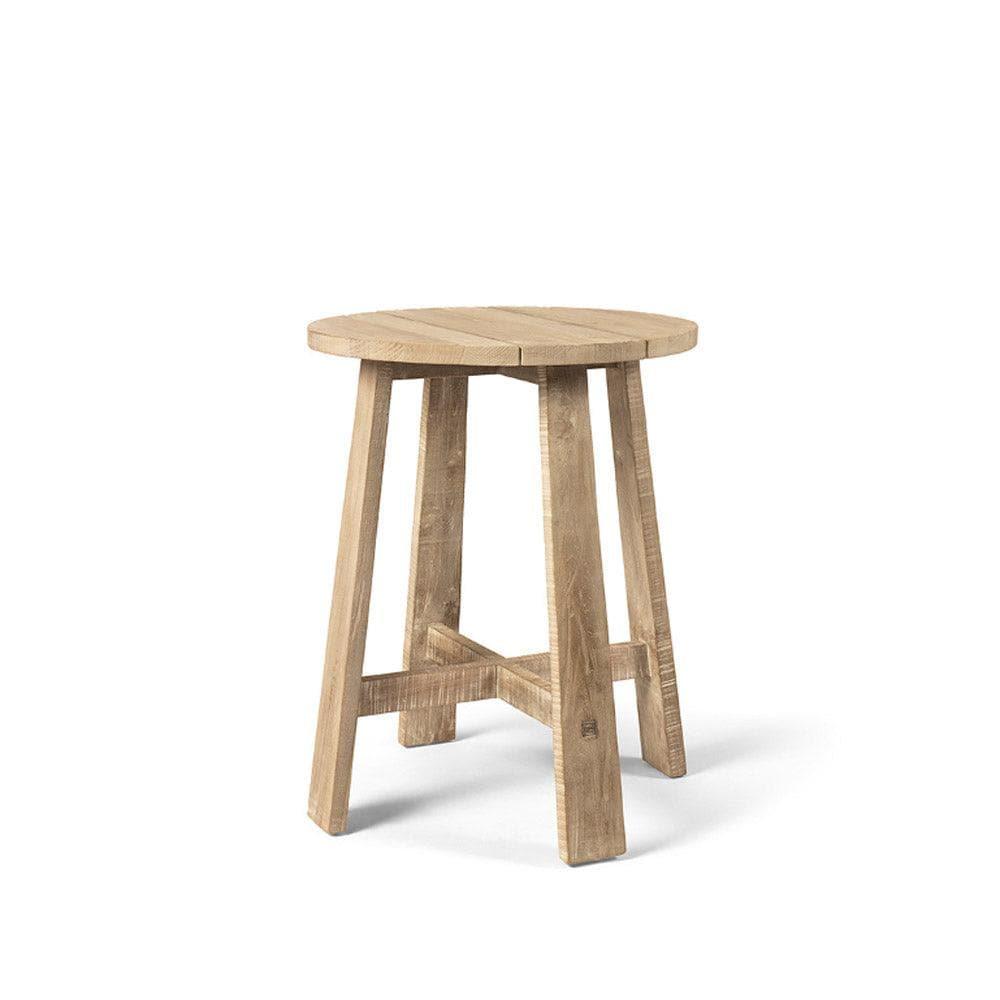 Bartisch ALEX von Gommaire – stilvoller Outdoor-Bar-Tisch aus recyceltem Teakholz, wetterfest und perfekt für moderne Garten- und Terrassenbereiche