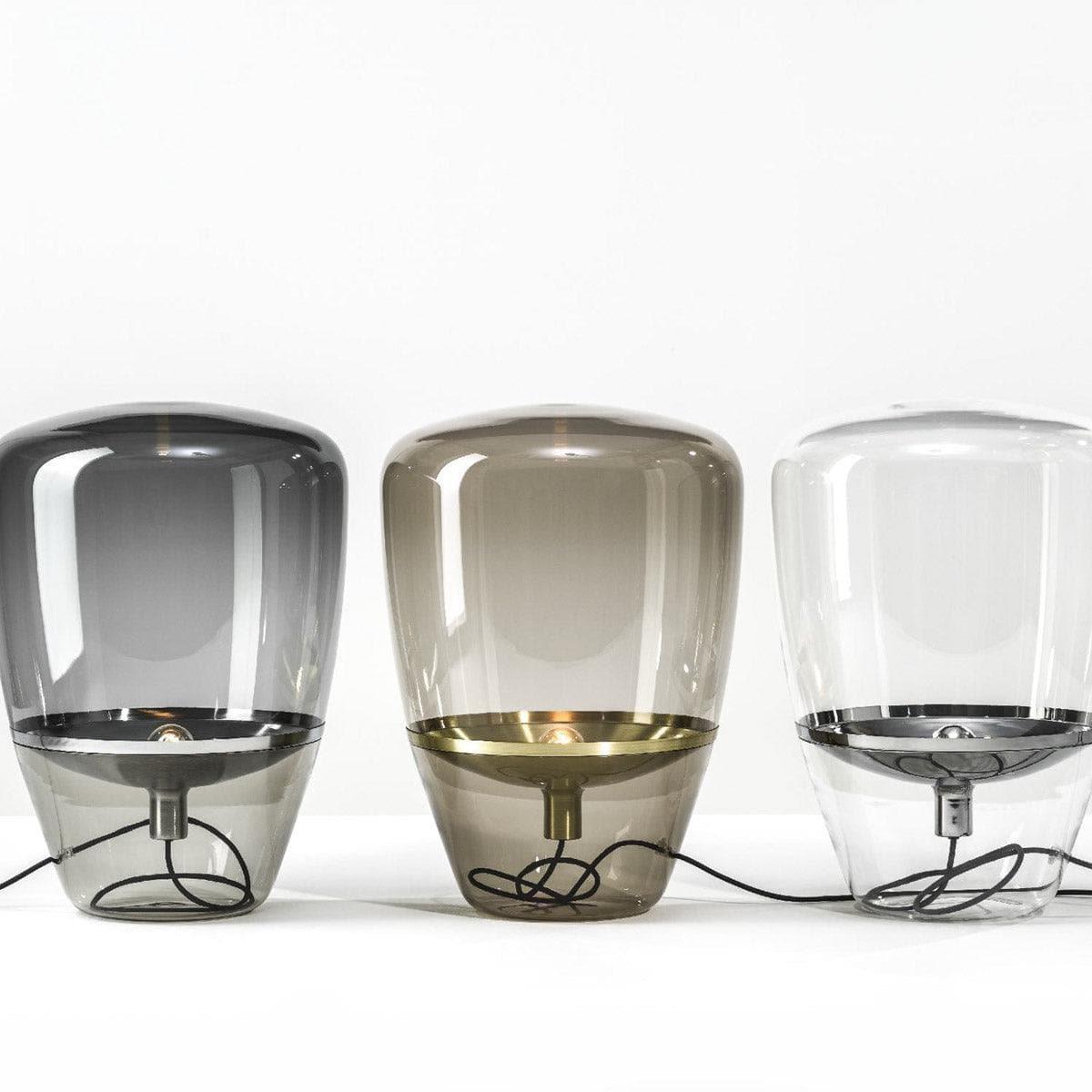 BALLOONS PC856 Leuchten in Transparent, Rauchbraun und Rauchgrau – kompakte Varianten in ästhetischer Gruppeninszenierung