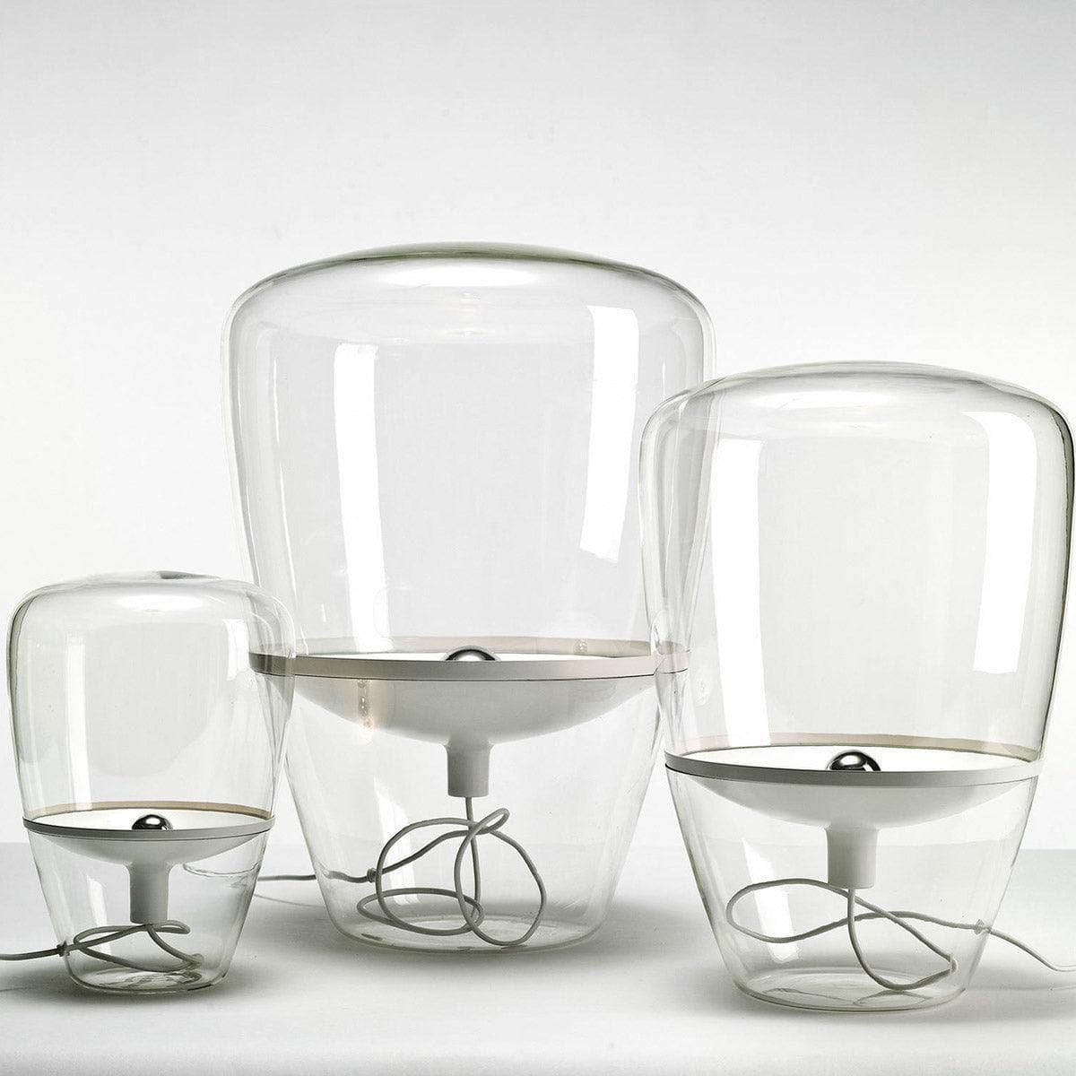 BALLOONS PC856 Leuchten in Transparent Weiß mit verschiedenen Größen – kompakte Varianten in ästhetischer Gruppeninszenierung