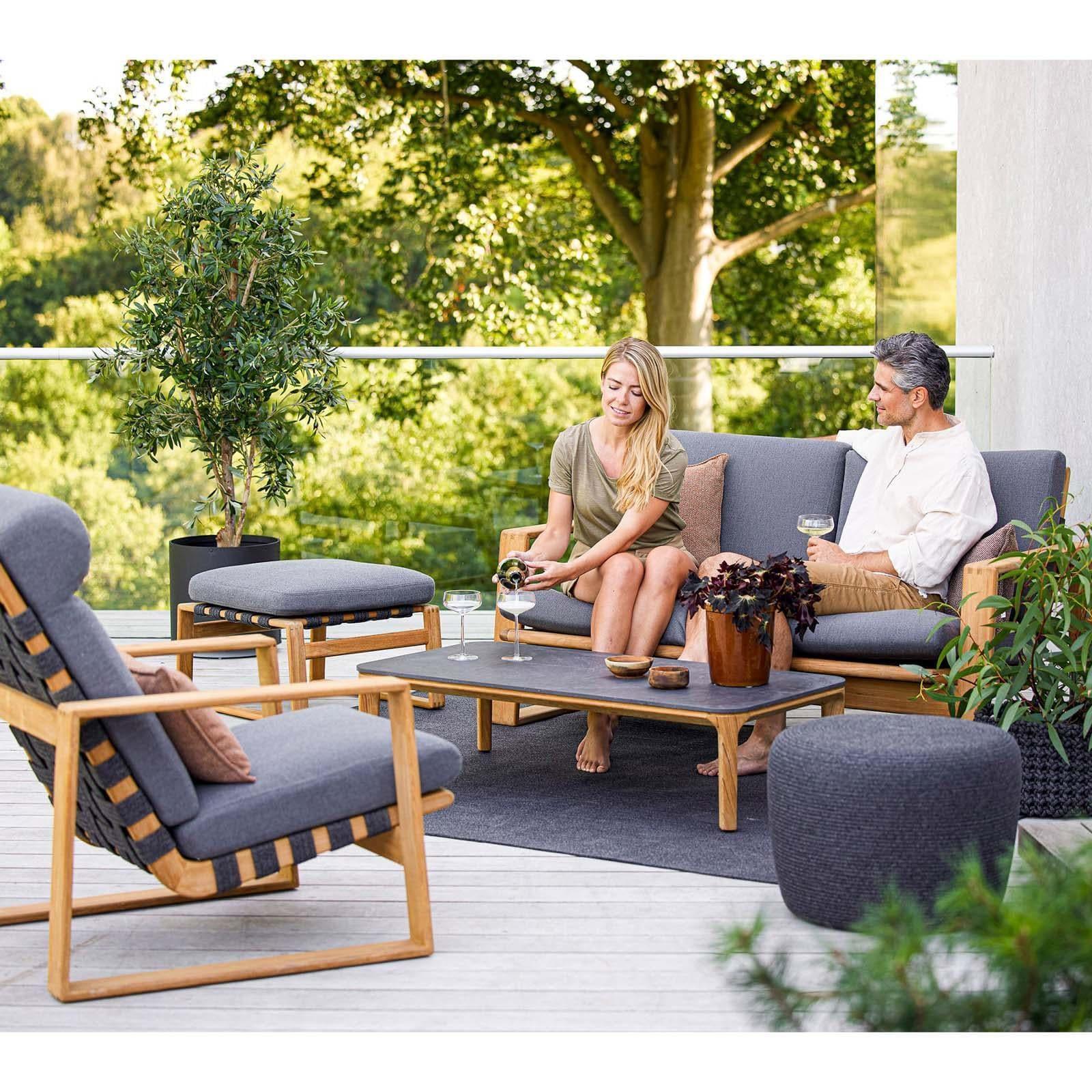 Fußhocker ENDLESS mit Kissen-Set - Original Homestories