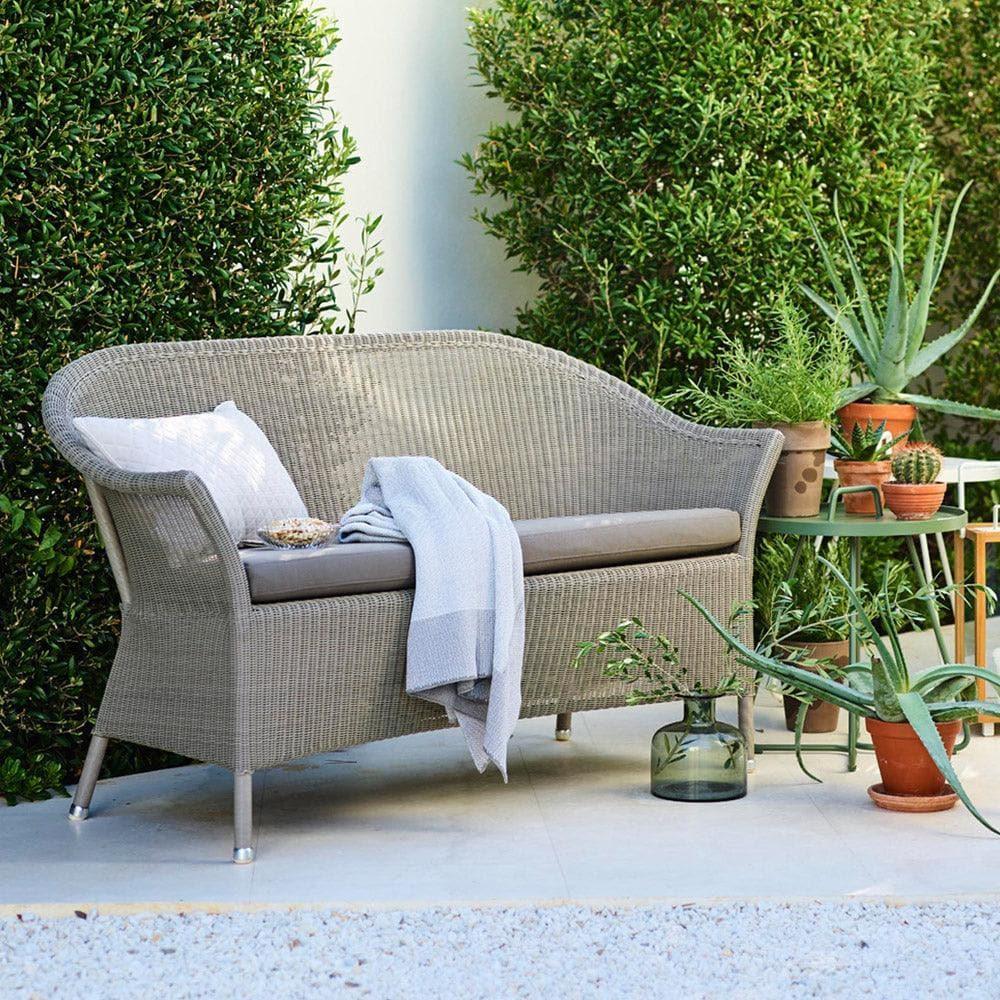 Gartensofa LANSING Taupe 2 Sitzer | Cane-line | Homestorys