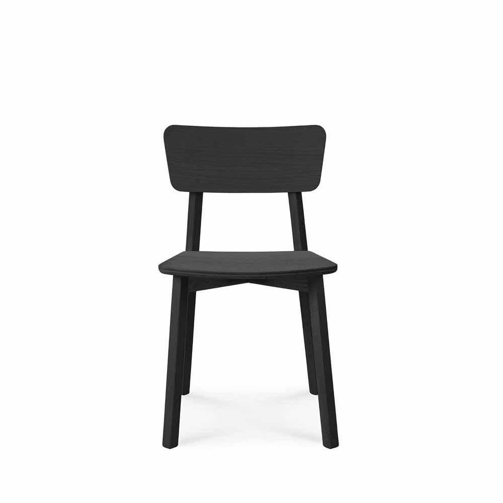 Stuhl CASALE Eiche schwarz | Ethnicraft | Homestorys