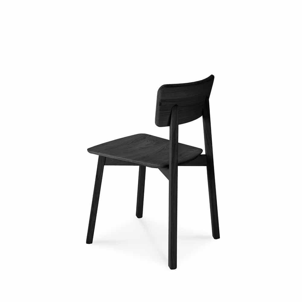 Stuhl CASALE Eiche schwarz | Ethnicraft | Homestorys