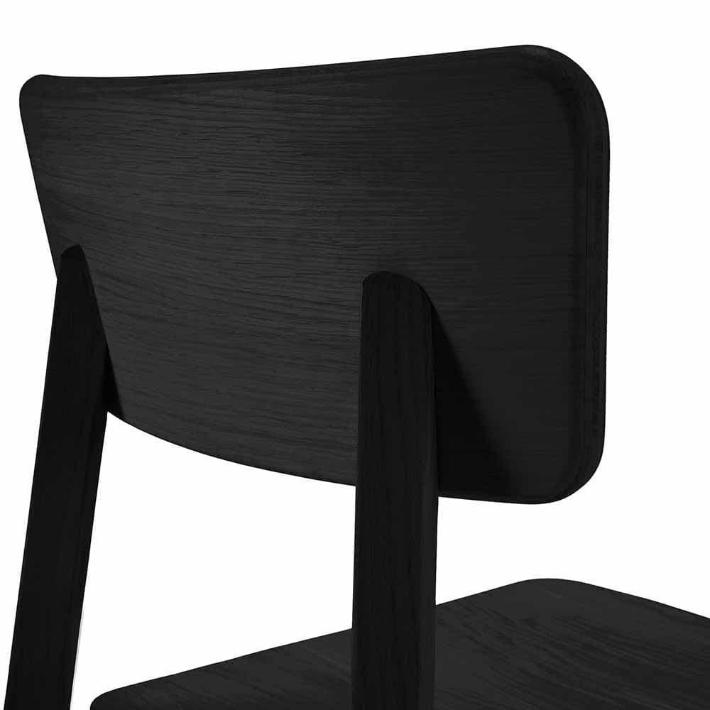 Stuhl CASALE Eiche schwarz | Ethnicraft | Homestorys