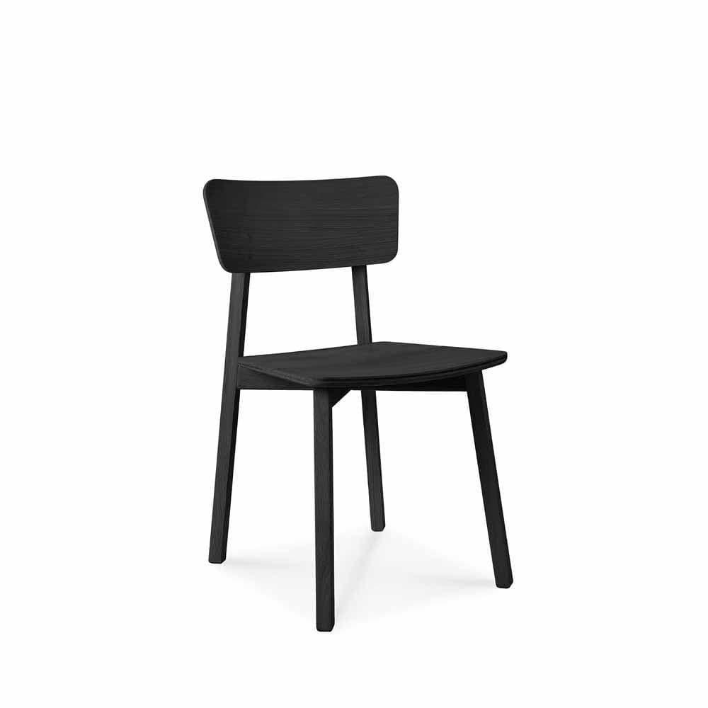 Stuhl CASALE Eiche schwarz | Ethnicraft | Homestorys