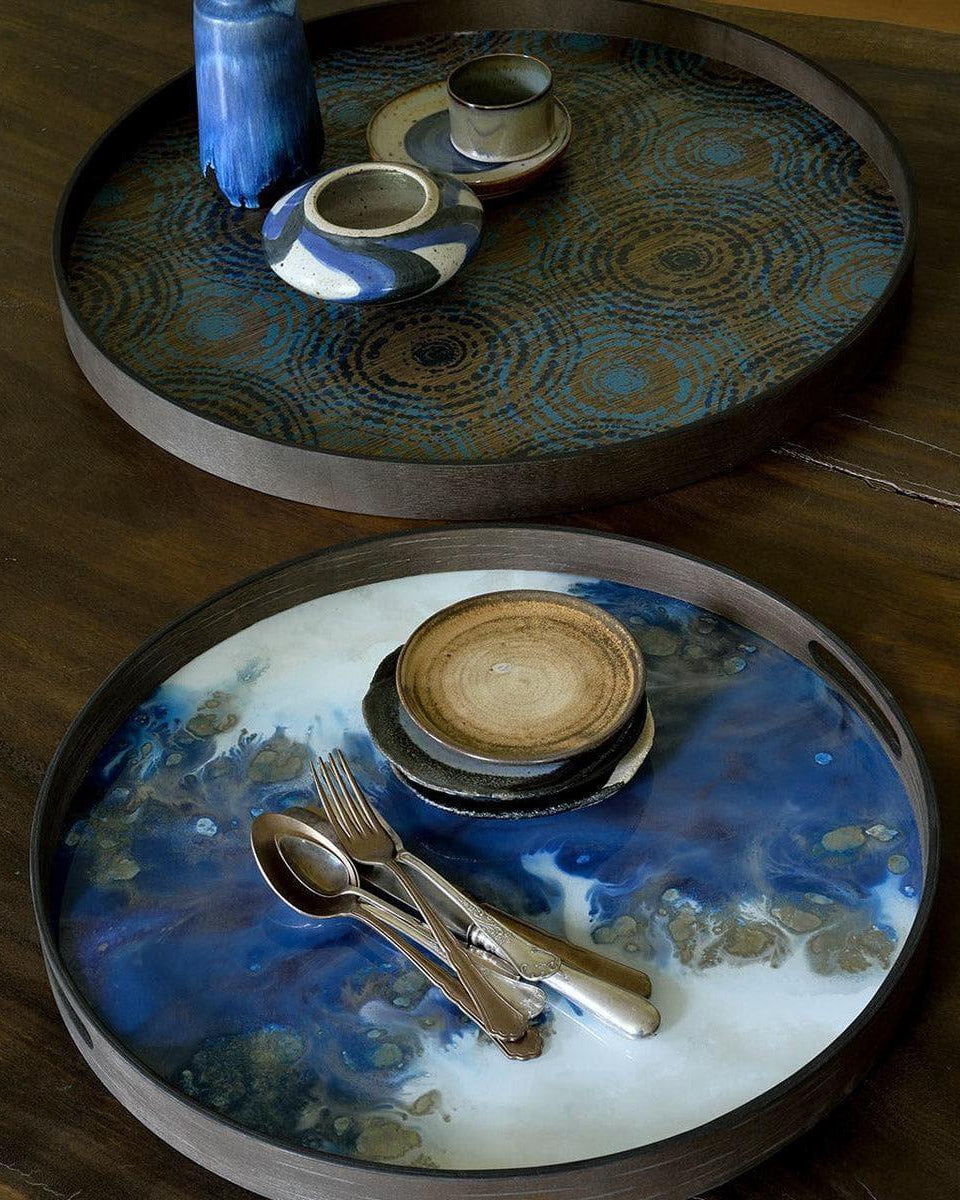 Tablett CLASSICS ORGANIC Indigo - Ø48 | Ethnicraft | Homestorys