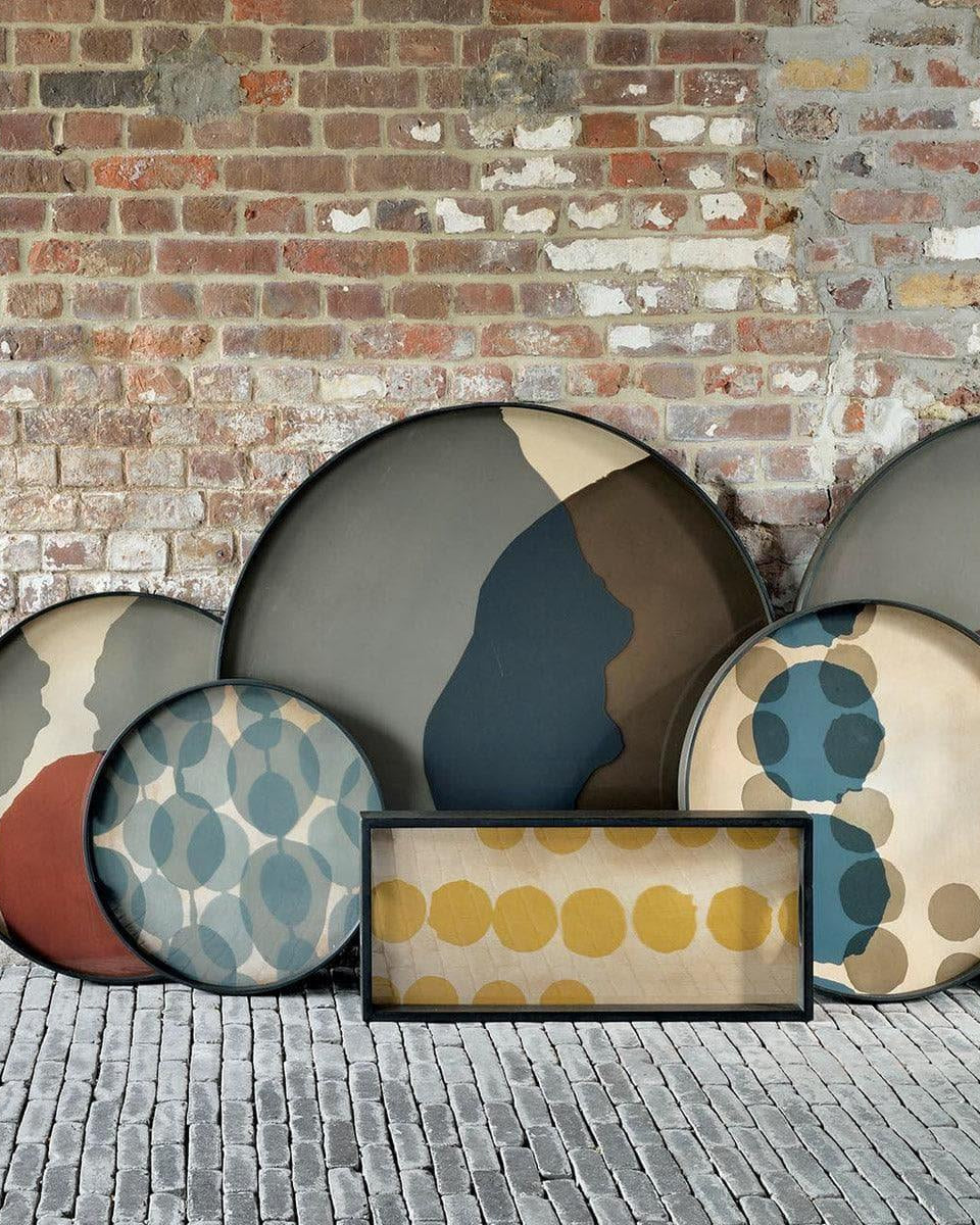 Tablett DOTS Graphite Combined - Ø92 | Ethnicraft | Homestorys