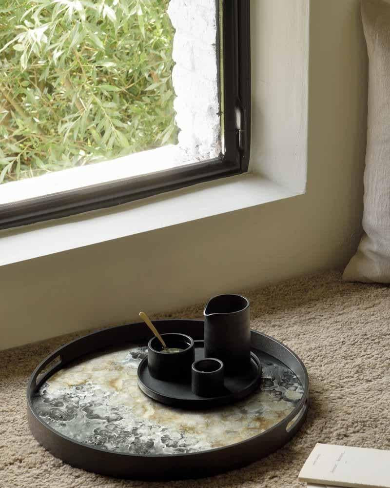 Tablett ORGANIC Schwarz - Ø48 | Ethnicraft | Homestorys