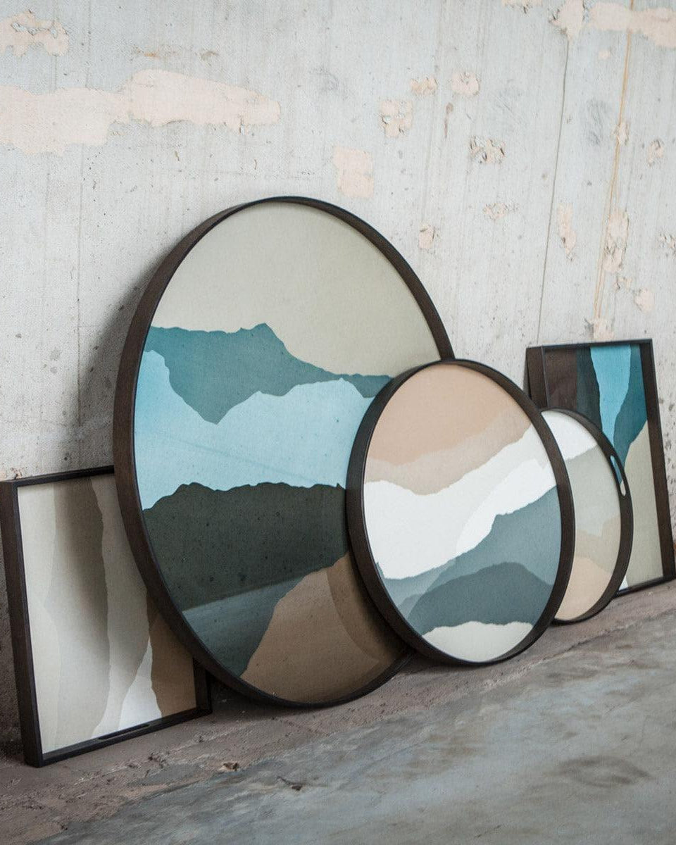 Tablett WABI SABI Graphite Rund - Ø92 | Ethnicraft | Homestorys