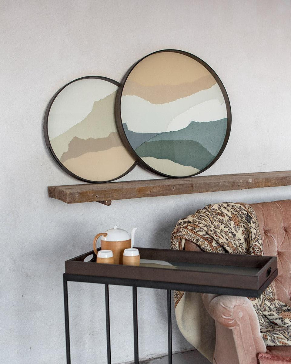 Tablett WABI SABI SAND Rund - Ø48 | Ethnicraft | Homestorys