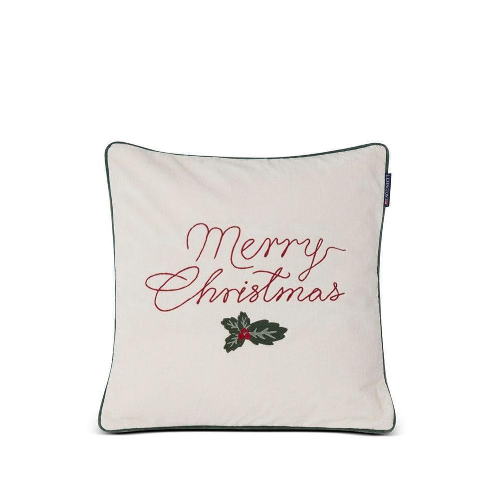Lexington HOLIDAYS Frohe Weihnachten Baumwolle Samt - Kissenbezug | Lexington | Homestorys