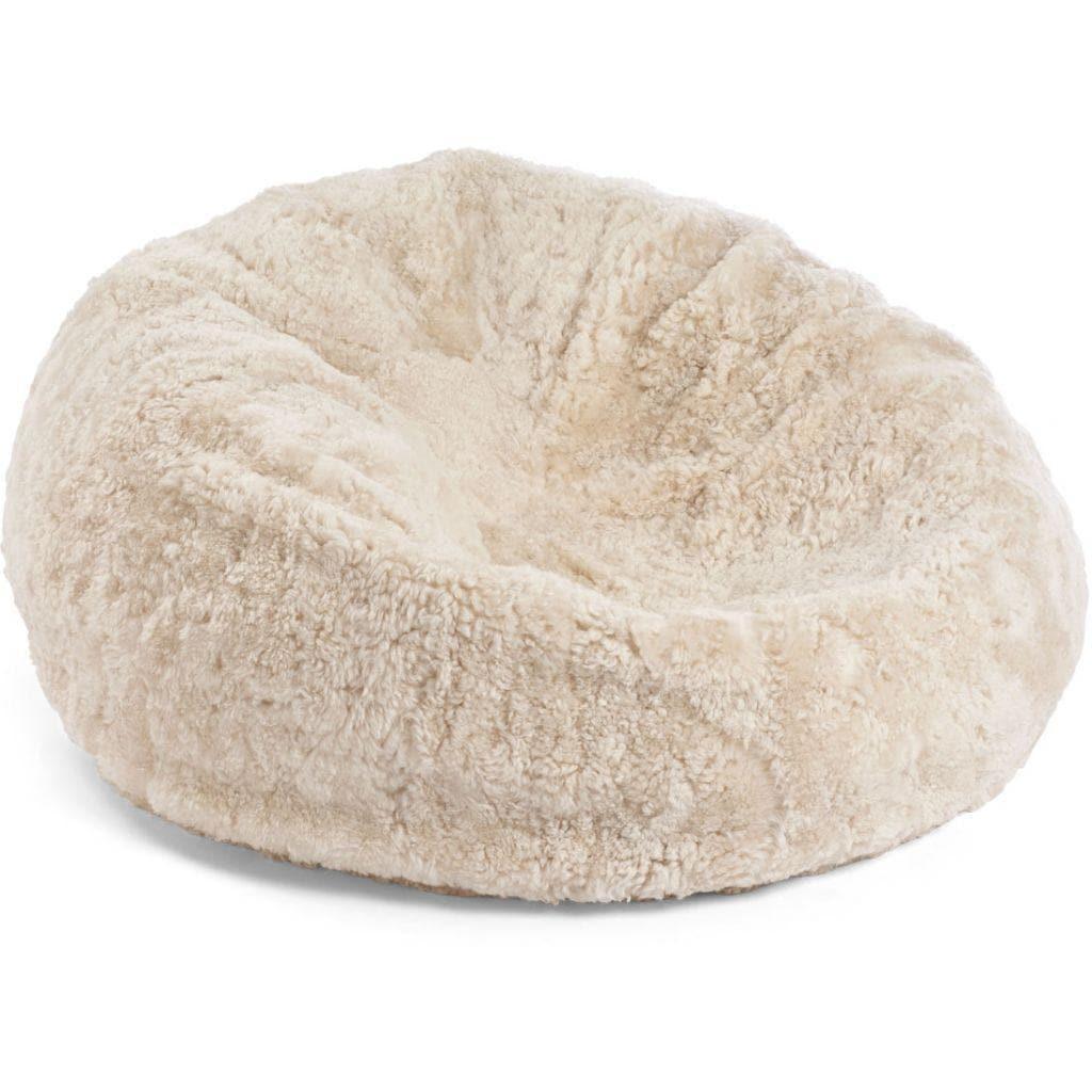 Lambskin bean bag made of Merino wool Original home stories