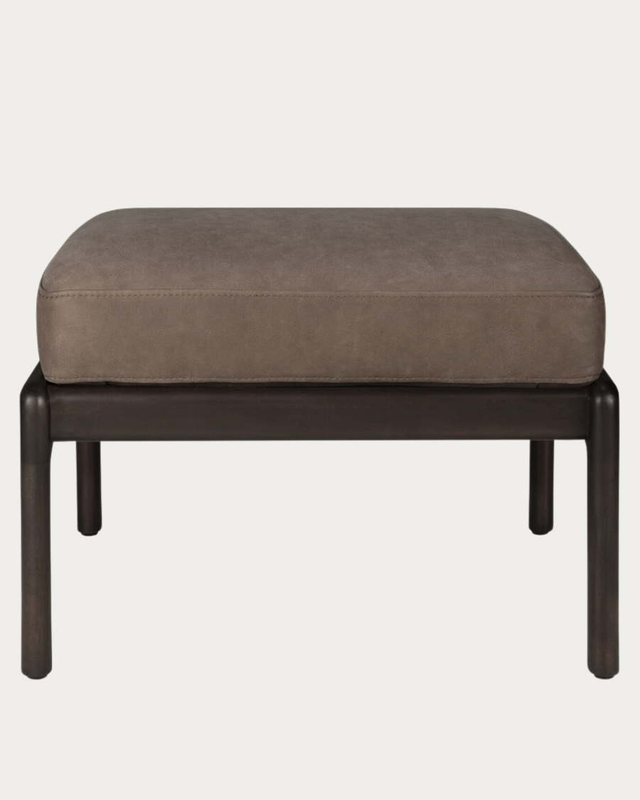 Hocker JACK Mahagoni mit Kissen