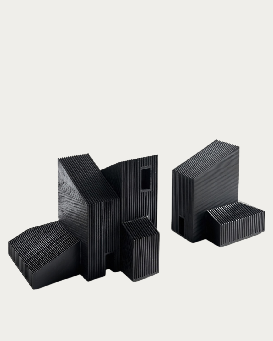 Decoration HOUSES Black Modern Farm