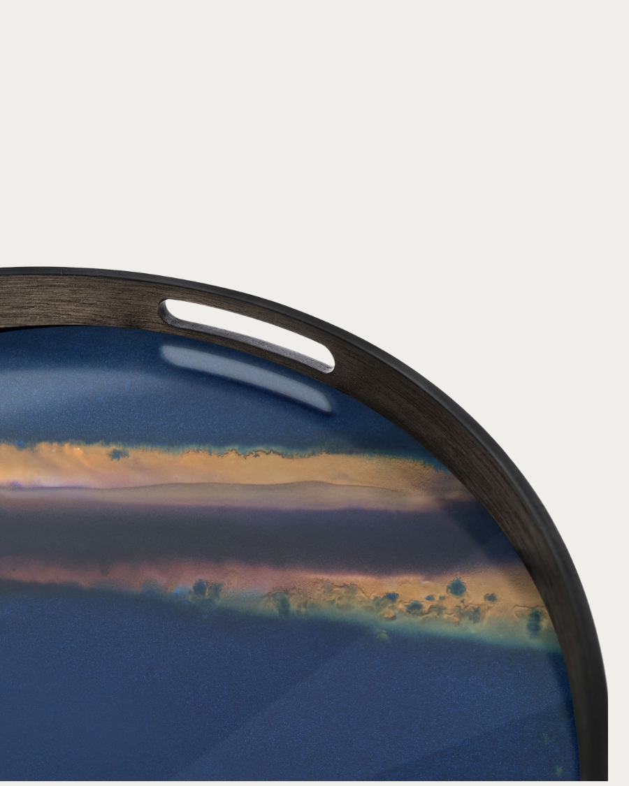 Tablett CLASSICS ORGANIC Indigo - Ø48