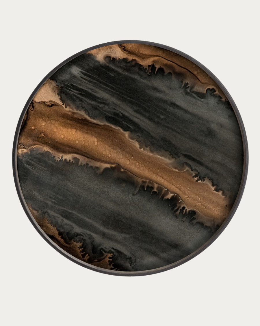 ORGANIC Bronze tray - Ø61