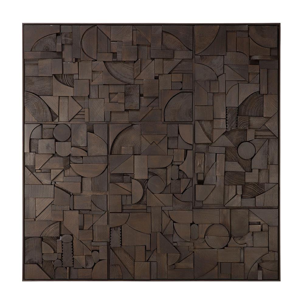Wandkunst BRICKS quadratisch | Ethnicraft | Homestorys