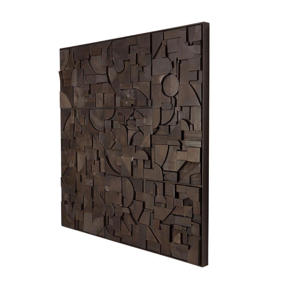Wandkunst BRICKS quadratisch | Ethnicraft | Homestorys
