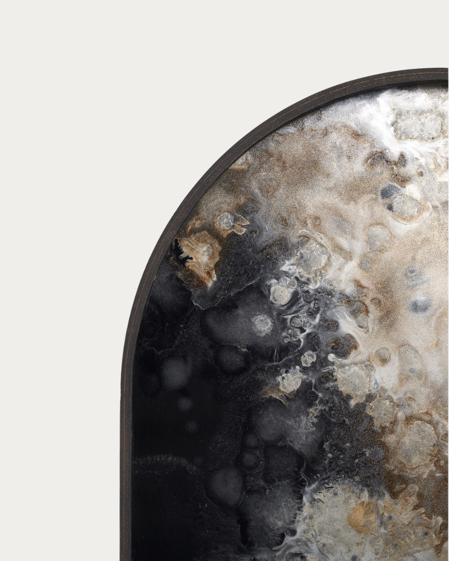 Glastablett CLASSICS Black Organic Oblong - 71x36